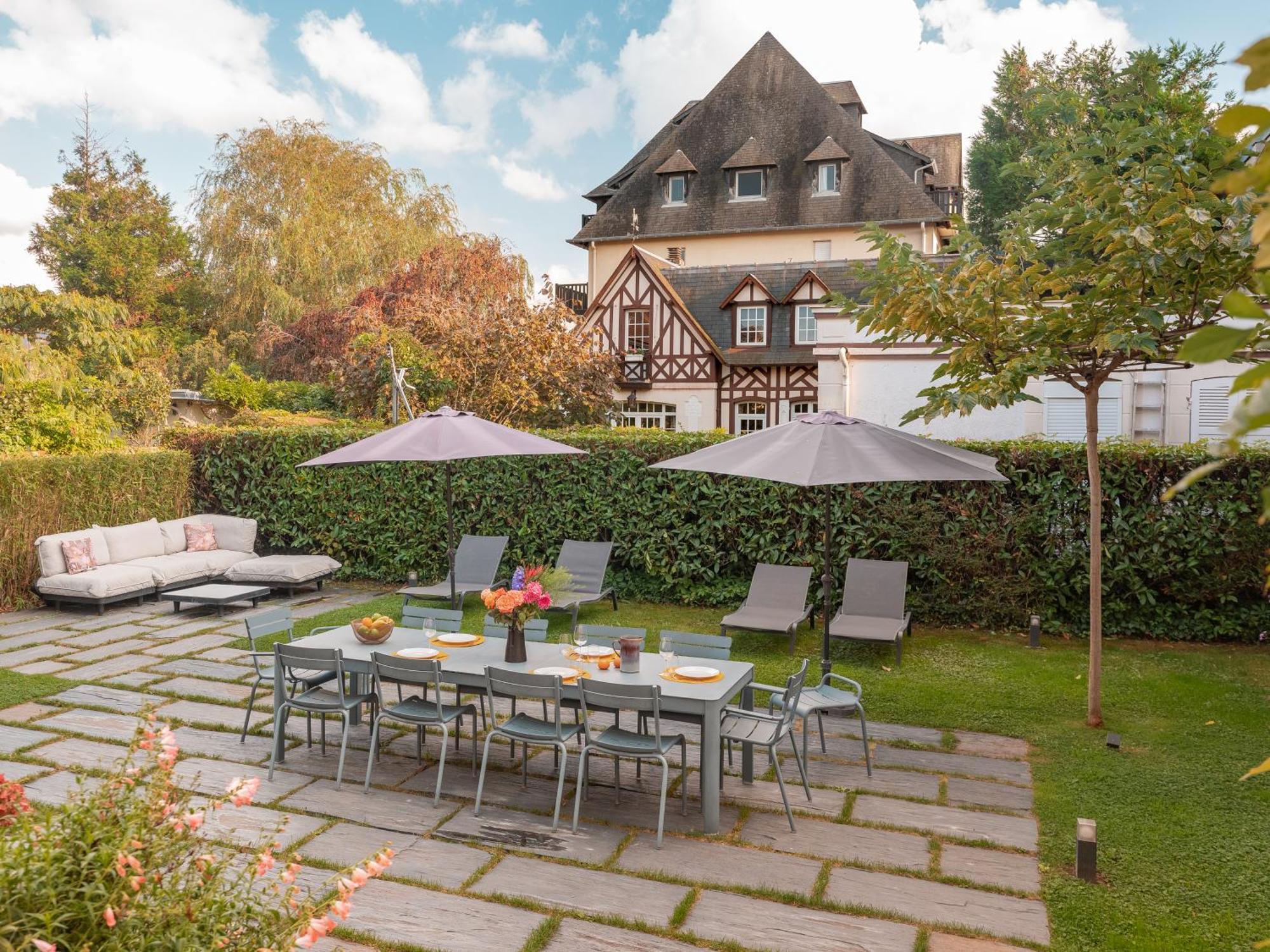 Villa Berry Centre Deauville - Chic & Stylee - Magnifique Jardin Exterior photo